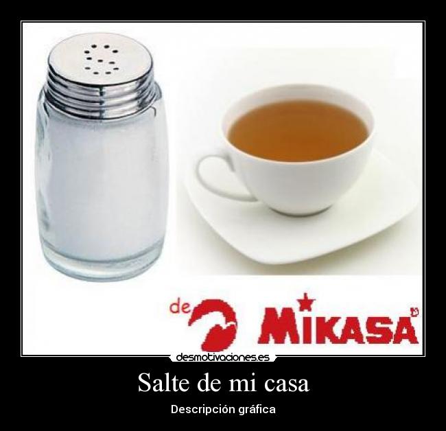 Salte de mi casa - Descripción gráfica