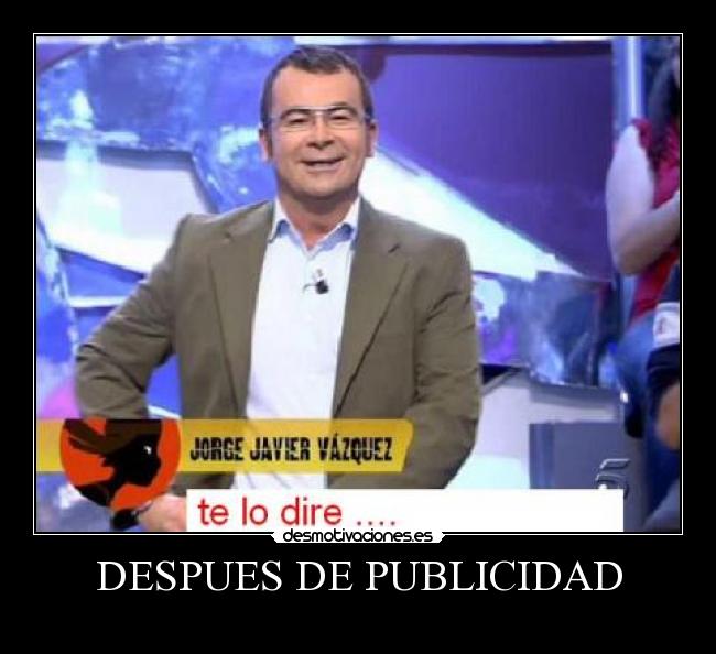 DESPUES DE PUBLICIDAD -