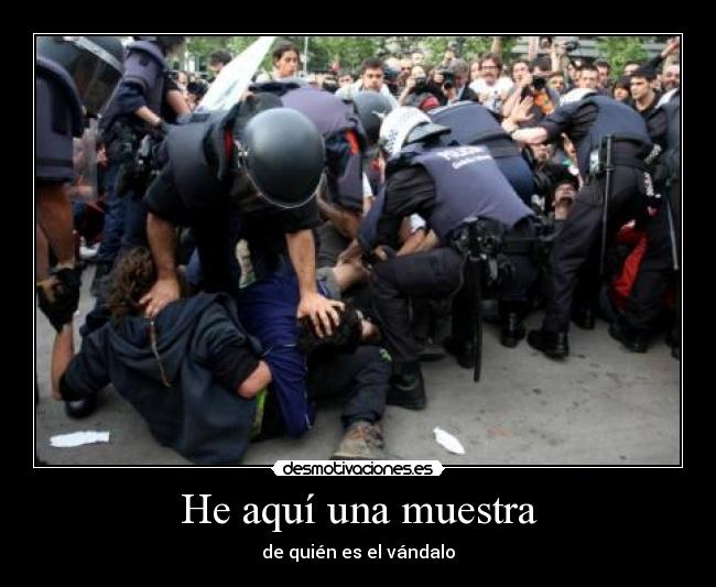 He aquí una muestra - 