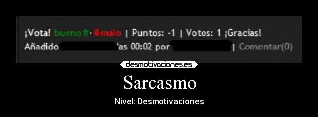 Sarcasmo - 