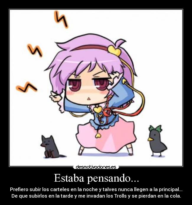 Estaba pensando... - 