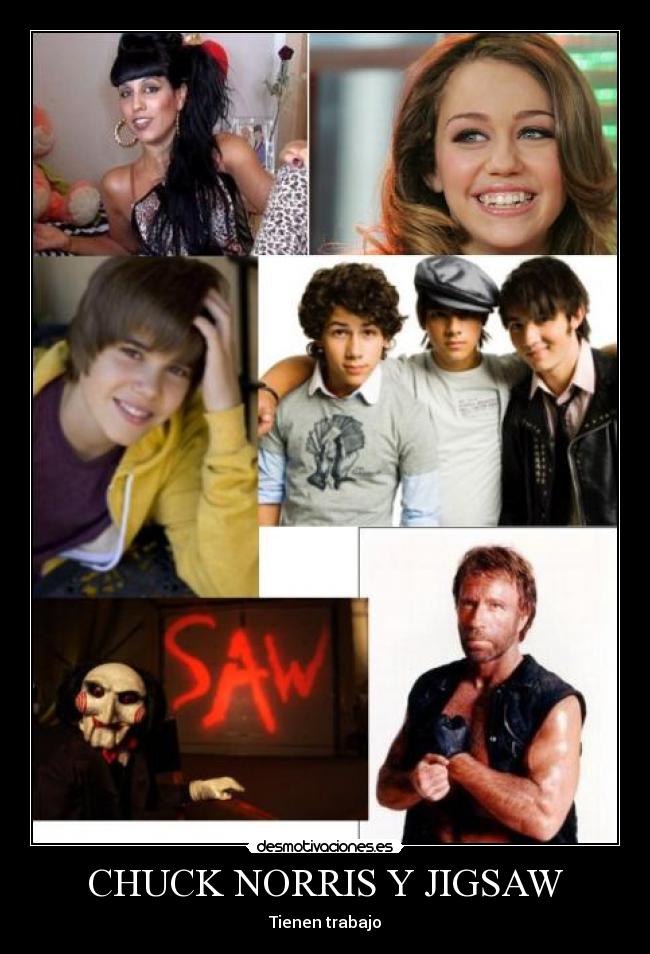 CHUCK NORRIS Y JIGSAW -