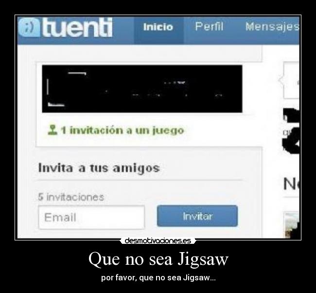 Que no sea Jigsaw - 