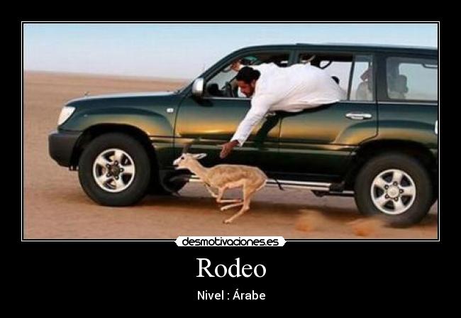 Rodeo - Nivel : Árabe
