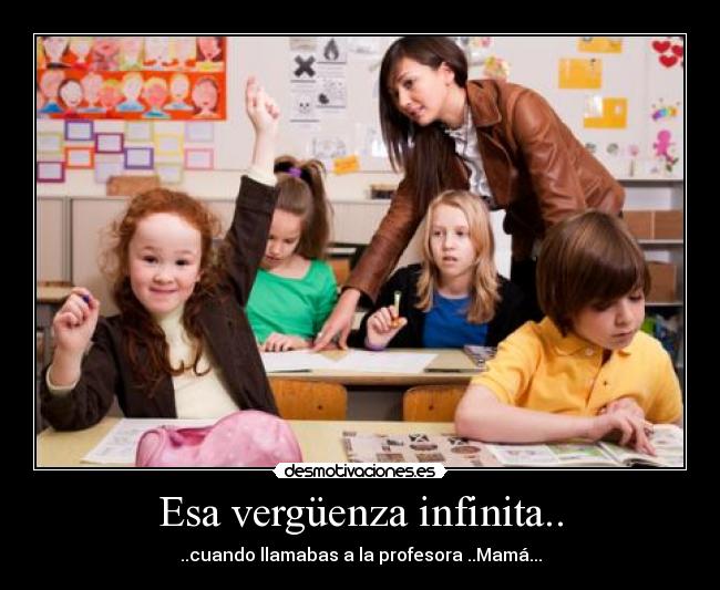 Esa vergüenza infinita.. -