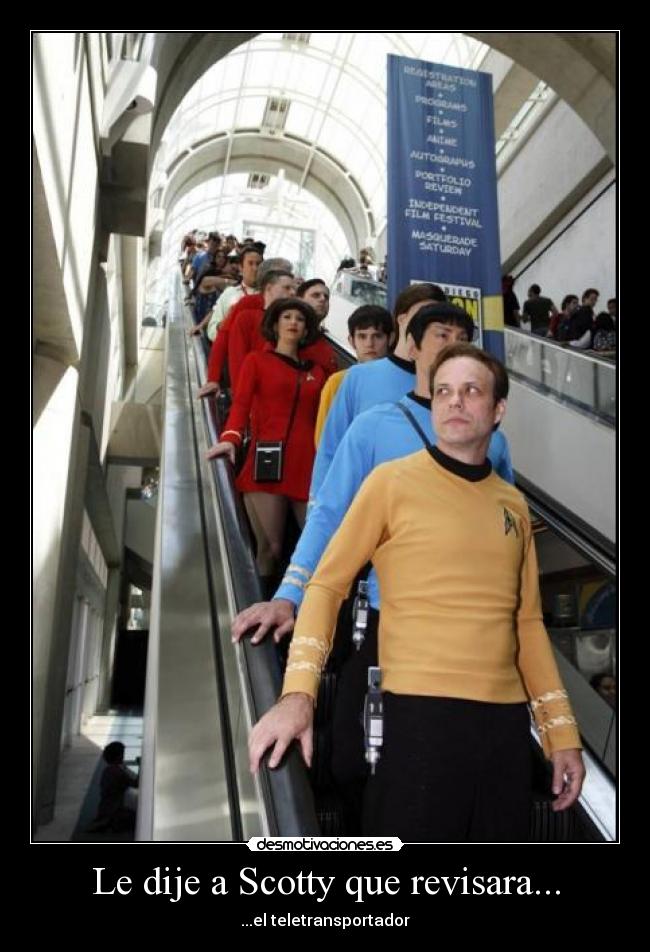 Le dije a Scotty que revisara... -