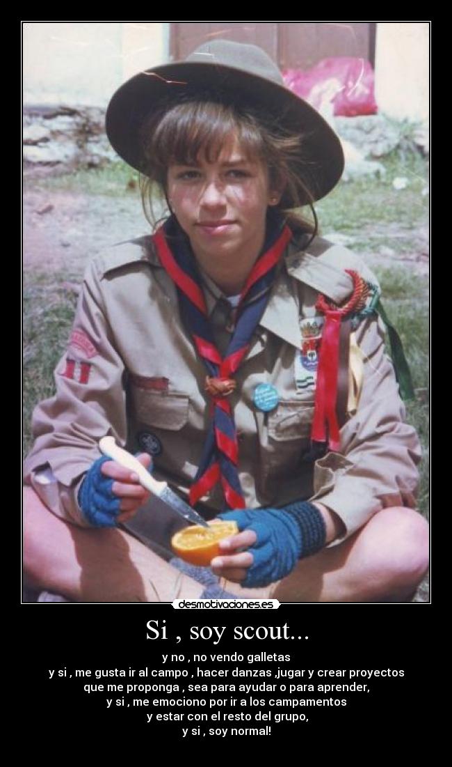 Si , soy scout... -