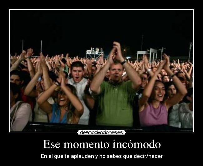 Ese momento incómodo - 