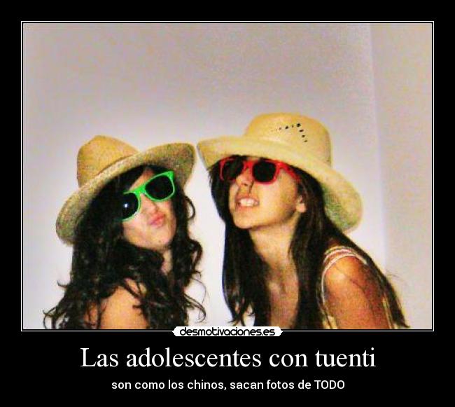 Las adolescentes con tuenti -
