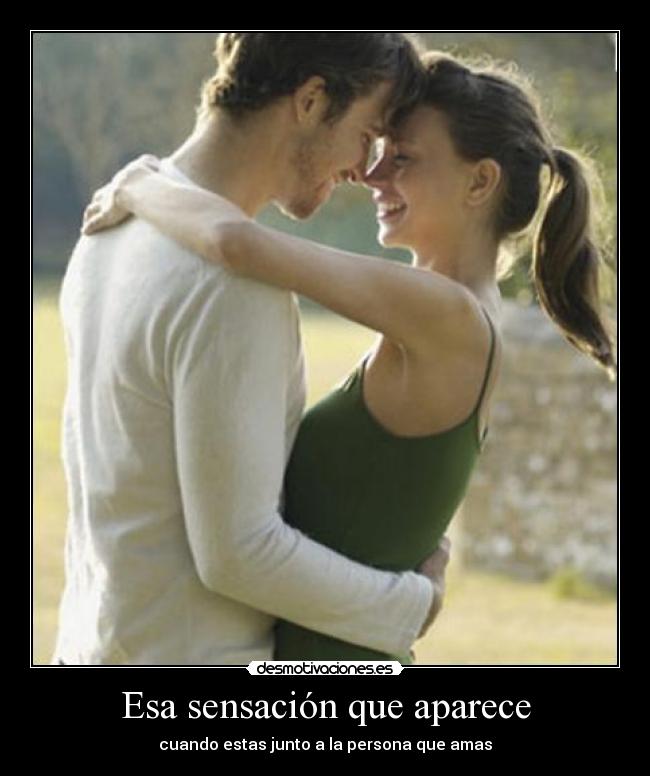 Esa sensación que aparece -