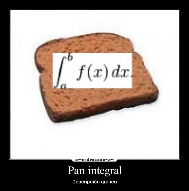 Pan integral - Descripción gráfica