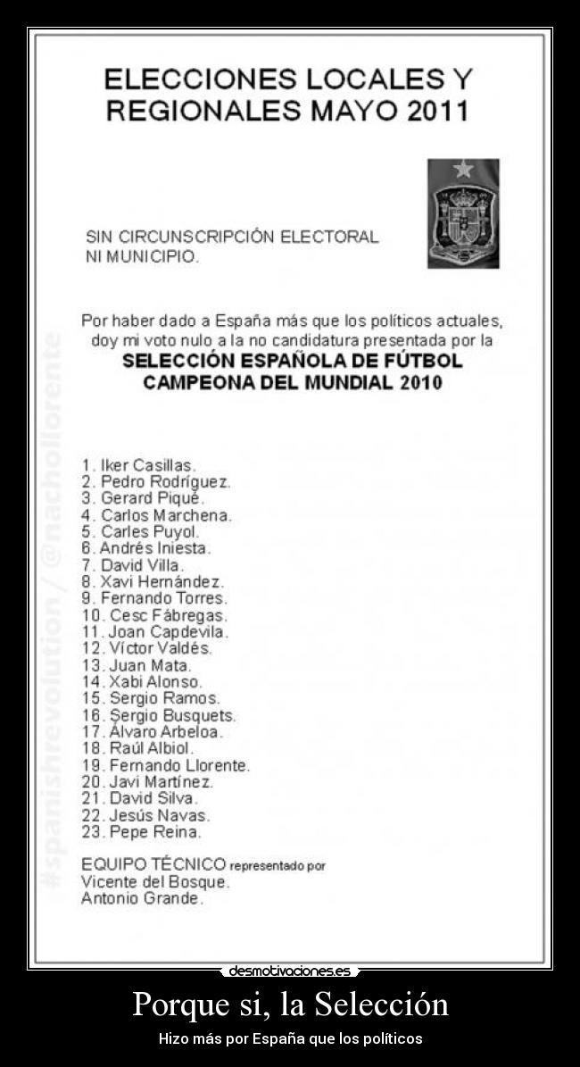 Porque si, la Selección - 