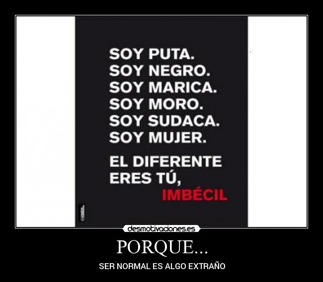 PORQUE... -
