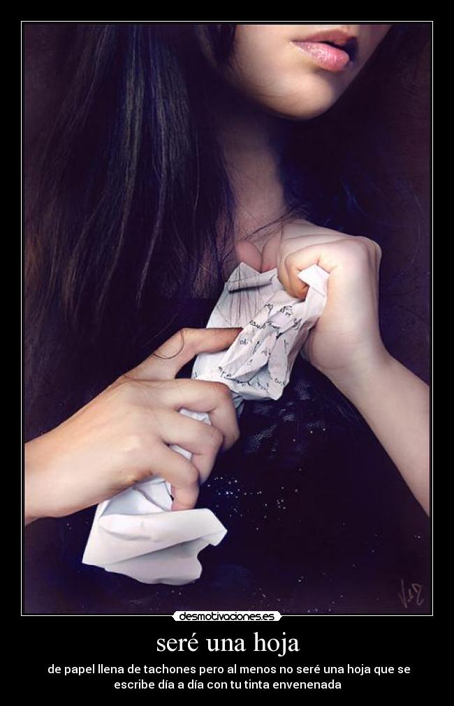 seré una hoja - 