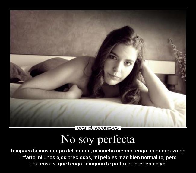 No soy perfecta - 