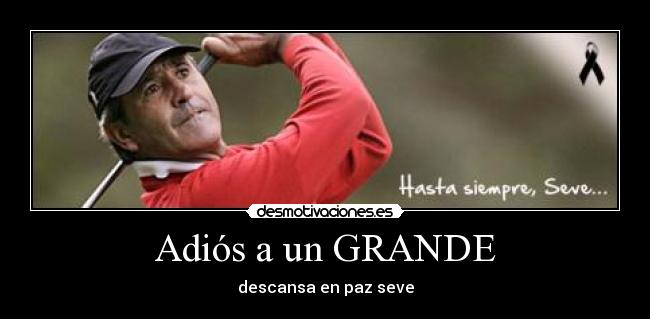 Adiós a un GRANDE - descansa en paz seve