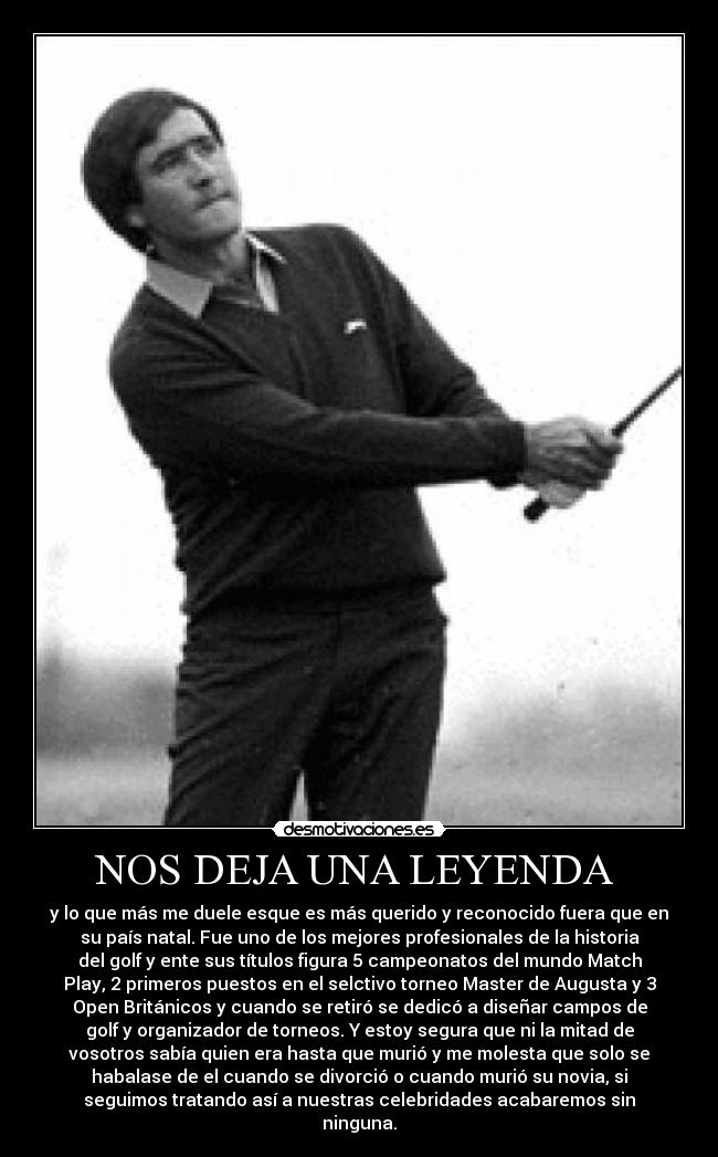 NOS DEJA UNA LEYENDA -