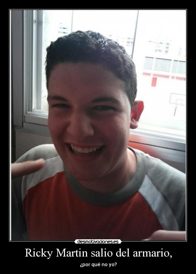Ricky Martin salio del armario, -