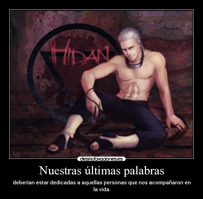 Nuestras últimas palabras -