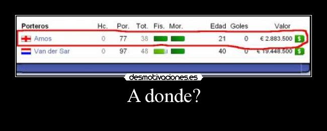 A donde? - 