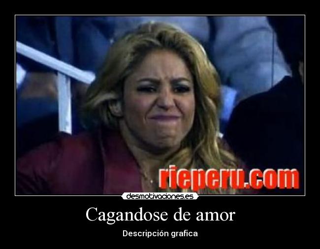 Cagandose de amor - Descripción grafica