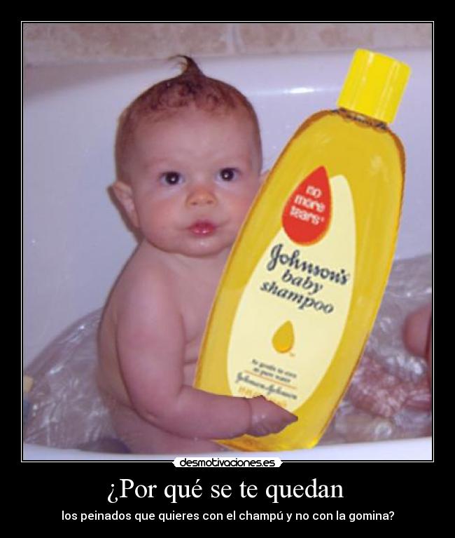 ¿Por qué se te quedan - los peinados que quieres con el champú y no con la gomina?