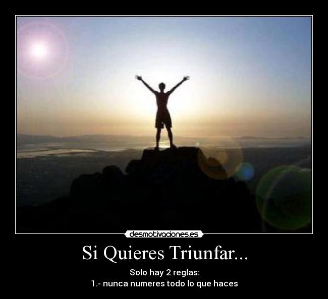 Si Quieres Triunfar... - 