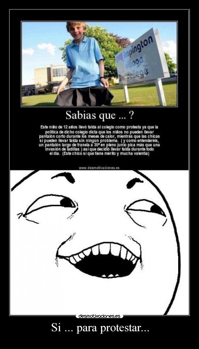 Si ... para protestar... - 