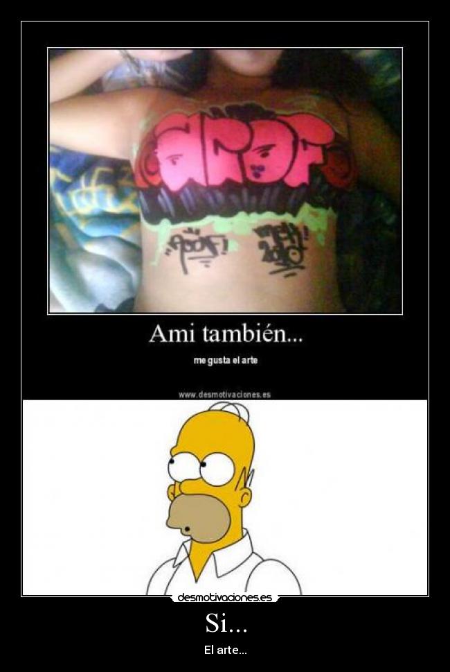 carteles homer arte desmotivaciones