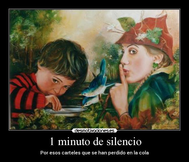 1 minuto de silencio -