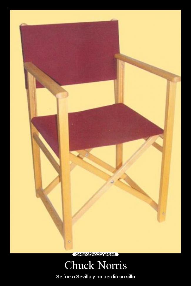 Chuck Norris - Se fue a Sevilla y no perdió su silla