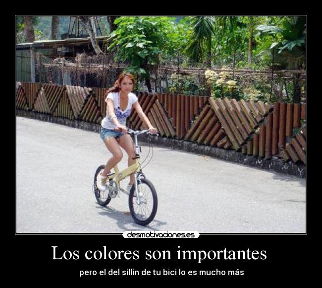 Los colores son importantes -