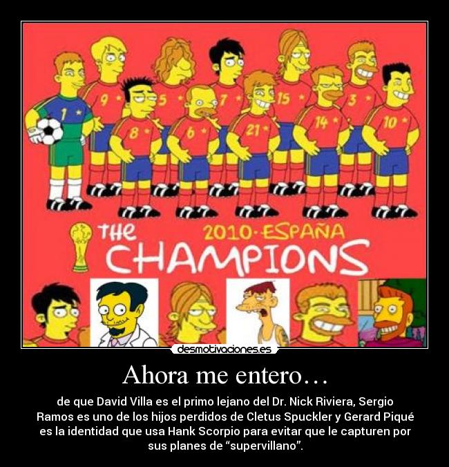 carteles seleccion espanola los simpson desmotivaciones