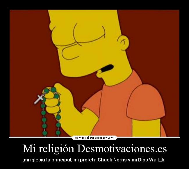 Mi religión Desmotivaciones.es -