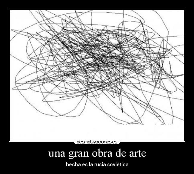 una gran obra de arte -