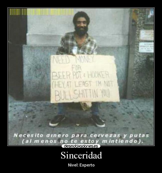 Sinceridad - 