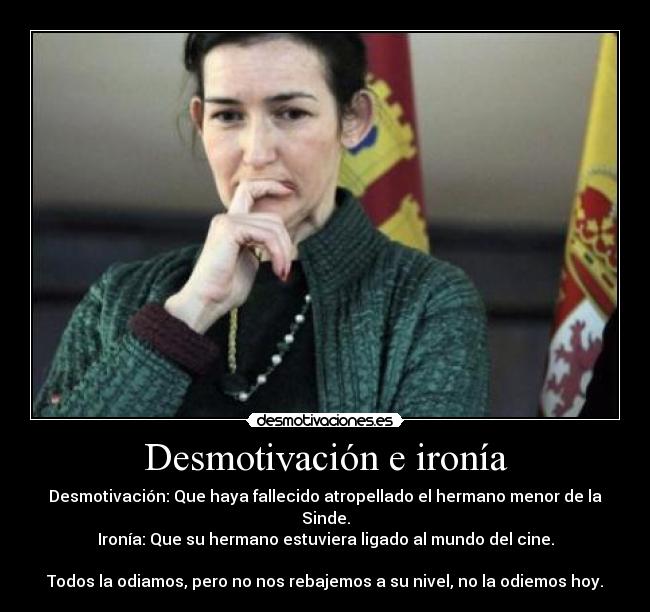 Desmotivación e ironía - 