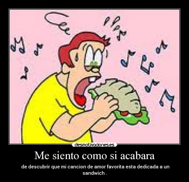 Me siento como si acabara - 