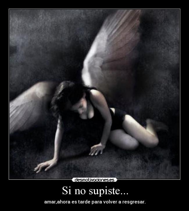 Si no supiste... -