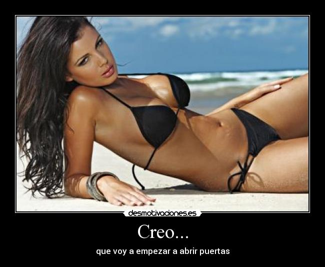 Creo... -