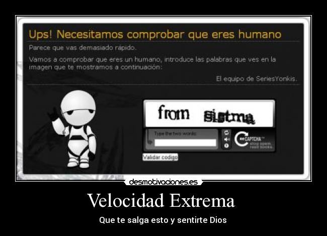 Velocidad Extrema - Que te salga esto y sentirte Dios