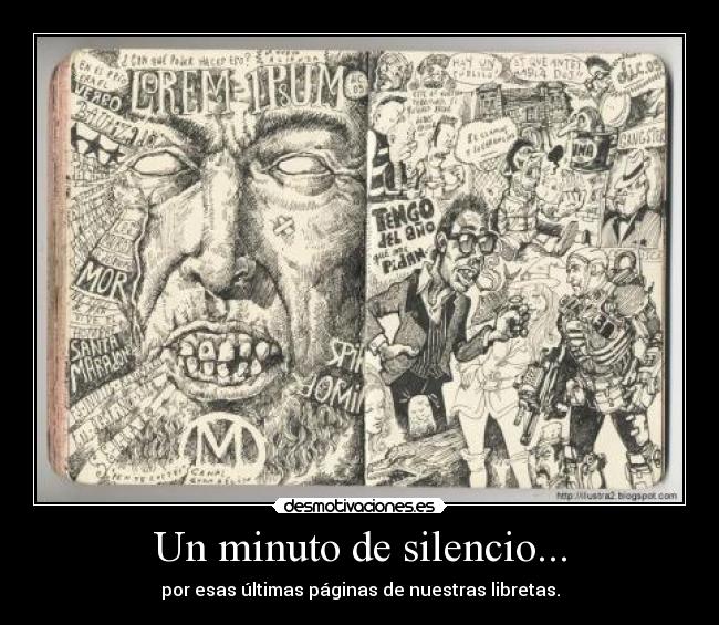 Un minuto de silencio... -