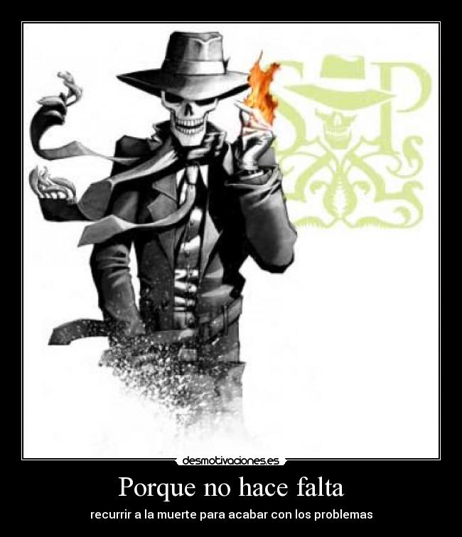 Porque no hace falta -