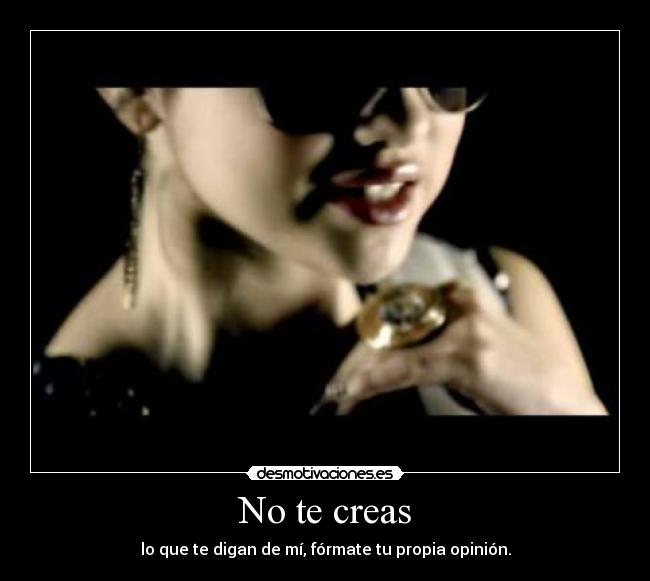 No te creas - 