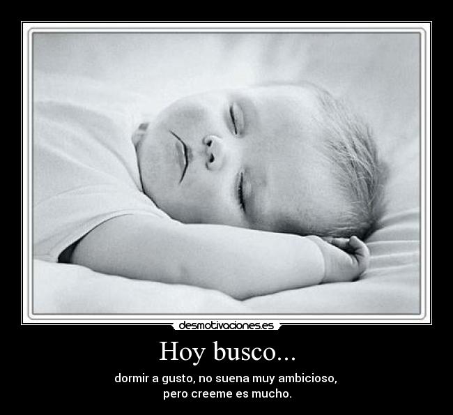 Hoy busco... -