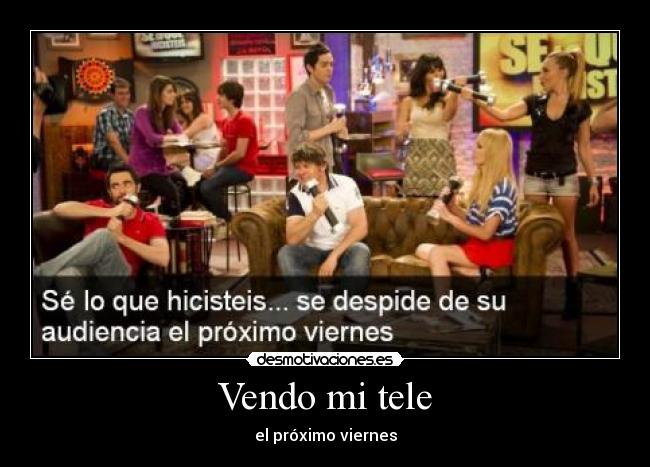 Vendo mi tele - 