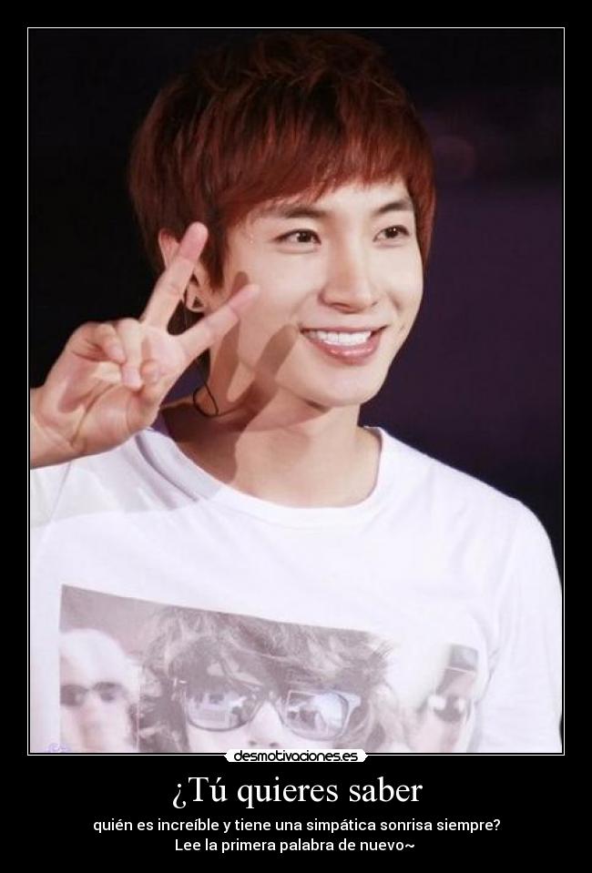¿Tú quieres saber - 