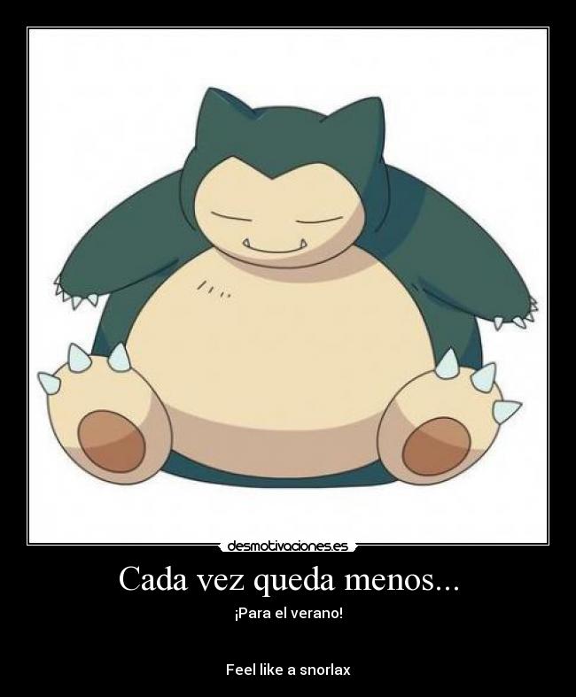 Cada vez queda menos... -