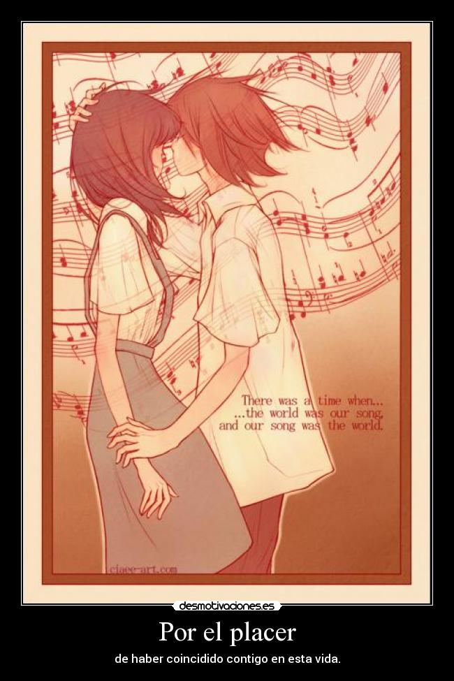 Por el placer -