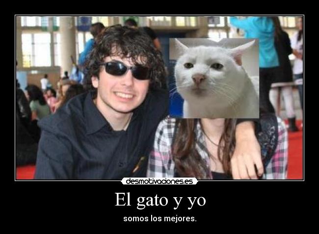 El gato y yo - somos los mejores.